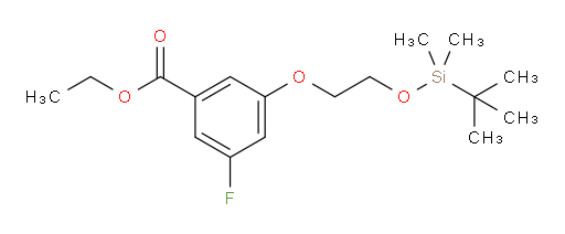 ethyl 3-(2-((tert-butyldimethylsilyl)oxy)ethoxy)-5-fluorobenzoate