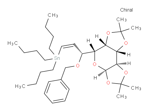 ((R,Z)-3-(benzyloxy)-3-((3aR,5R,5aS,8aS,8bR)-2,2,7,7-tetramethyltetrahydro-3aH-bis([1,3]dioxolo)[4,5-b:4',5'-d]pyran-5-yl)prop-1-en-1-yl)tributylstannane