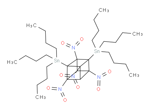 (2,4,6,8-tetranitrocubane-1,3-diyl)bis(tributylstannane)