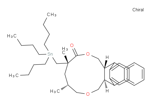 (4S,6R,9aR,15aR)-4,6-dimethyl-4-((tributylstannyl)methyl)-4,5,6,7,9a,10,15,15a-octahydro-1H-10,15-[1,2]benzenonaphtho[2,3-c][1,6]dioxacycloundecin-3(9H)-one