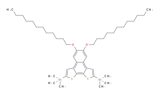 (5,6-bis(dodecyloxy)naphtho[2,1-b:3,4-b']dithiophene-2,9-diyl)bis(trimethylstannane)