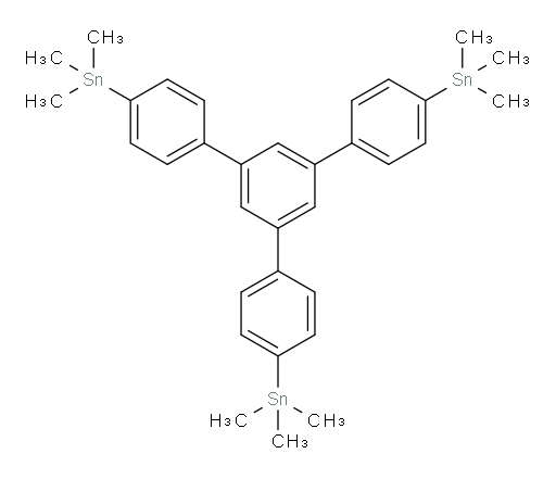 (5'-(4-(trimethylstannyl)phenyl)-[1,1':3',1''-terphenyl]-4,4''-diyl)bis(trimethylstannane)