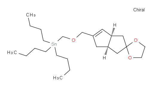 tributyl((((3a'R,6a'S)-3',3a',4',6a'-tetrahydro-1'H-spiro[[1,3]dioxolane-2,2'-pentalen]-5'-yl)methoxy)methyl)stannane