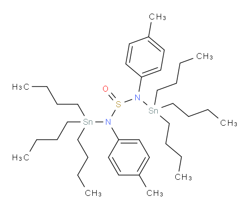 N,N′-Bis(4-methylphenyl)-N,N′-bis(tributylstannyl)diazosulfurous acid