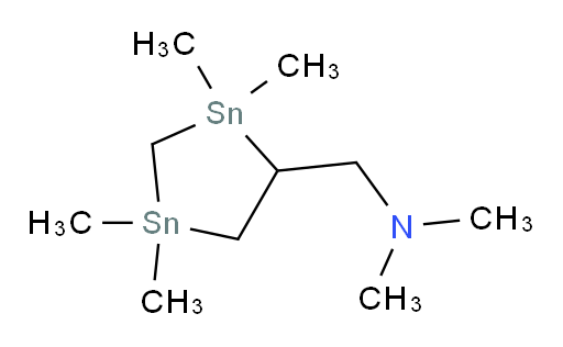 N,N-dimethyl-1-(1,1,3,3-tetramethyl-1,3-distannolan-4-yl)methanamine