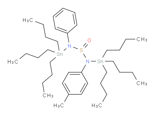 N-(4-Methylphenyl)-N′-phenyl-N,N′-bis(tributylstannyl)diazosulfurous acid