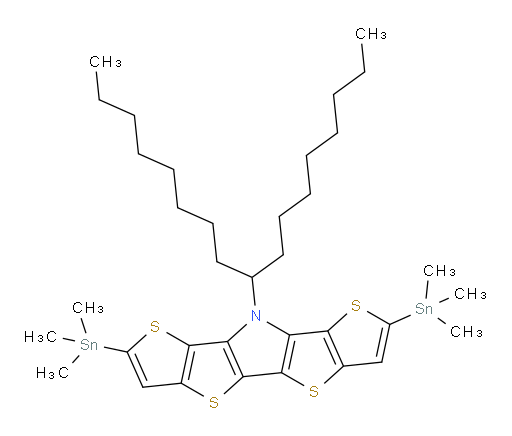 9-(heptadecan-9-yl)-2,7-bis(trimethylstannyl)-9H-thieno[2',3':4,5]thieno[3,2-b]thieno[2',3':4,5]thieno[2,3-d]pyrrole