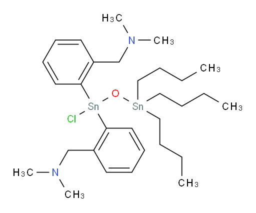 1,1'-((3,3,3-tributyl-1-chlorodistannoxane-1,1-diyl)bis(2,1-phenylene))bis(N,N-dimethylmethanamine)