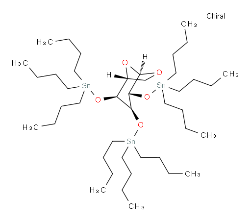 ((1R,2S,3S,4R,5R)-6,8-dioxabicyclo[3.2.1]octane-2,3,4-triyltris(oxy))tris(tributylstannane)