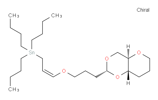 tributyl((Z)-3-(3-((2R,4aR,8aS)-hexahydropyrano[3,2-d][1,3]dioxin-2-yl)propoxy)allyl)stannane