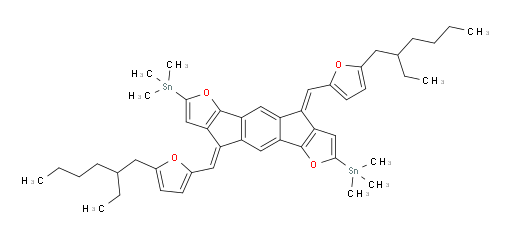 ((4Z,9Z)-4,9-bis((5-(2-ethylhexyl)furan-2-yl)methylene)-4,9-dihydro-s-indaceno[1,2-b:5,6-b']difuran-2,7-diyl)bis(trimethylstannane)
