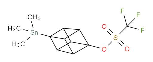 4-(trimethylstannyl)cuban-1-yl trifluoromethanesulfonate