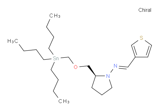 (S,E)-N-(thiophen-3-ylmethylene)-2-(((tributylstannyl)methoxy)methyl)pyrrolidin-1-amine
