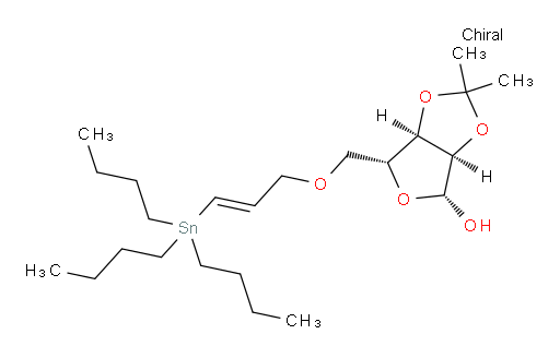 (3aR,4R,6R,6aR)-2,2-dimethyl-6-((((E)-3-(tributylstannyl)allyl)oxy)methyl)tetrahydrofuro[3,4-d][1,3]dioxol-4-ol