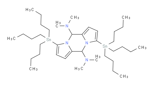 N5,N5,N10,N10-四甲基-3,8-双(三丁基锡基)-5,10-二氢二吡咯并[1,2-a:1',2'-d]吡嗪-5,10-二胺