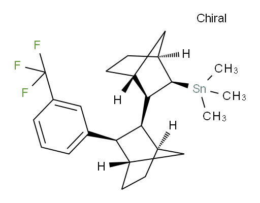 三甲基((1R,1'R,2R,2'S,3R,3'R,4S,4'S)-3'-(3-(三氟甲基)苯基)-[2,2'-bi(双环[2.2.1]七n)]-3-基)锡烷