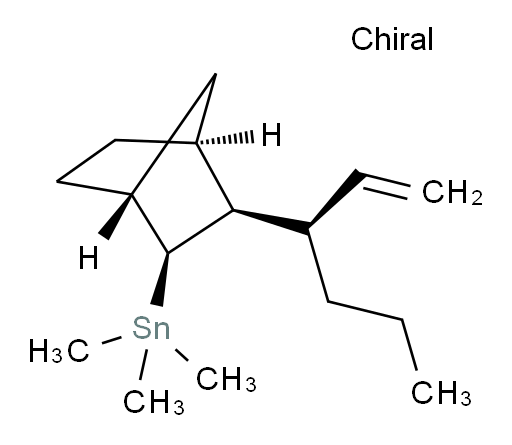 ((1R,2S,3S,4S)-3-((R)-己-1-烯-3-基)双环[2.2.1]庚-2-基)三甲基锡烷