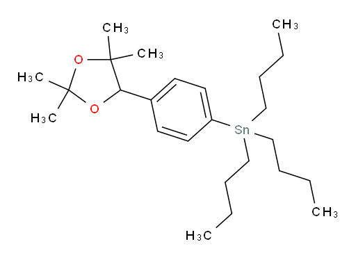 三丁基(4-(2,2,5,5-四甲基-1,3-二氧杂环戊烷-4-基)苯基)锡烷