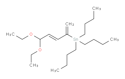 (E)-三丁基(5,5-二乙氧基戊-1,3-二烯-2-基)锡烷