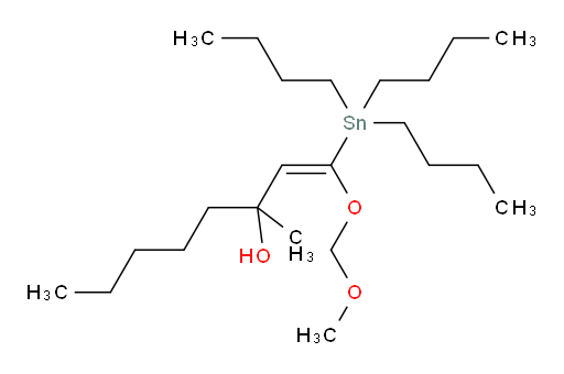 (E)-1-(甲氧基甲氧基)-3-甲基-1-(三丁基锡基)辛-1-烯-3-醇