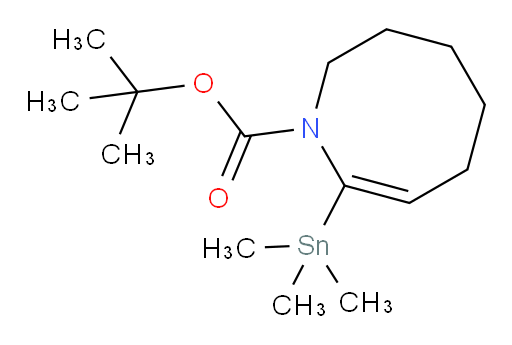 (E)-叔丁基 8-(三甲基锡基)-3,4,5,6-四氢氮杂环辛烯-1(2H)-甲酸酯