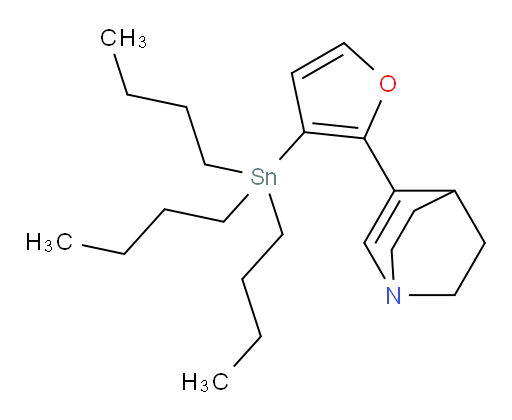 3-(3-(三丁基锡基)呋喃-2-基)-1-氮杂双环[2.2.2]辛-2-烯