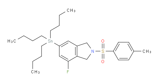 4-氟-2-对甲苯磺酰基-6-(三丁基锡基)异吲哚啉
