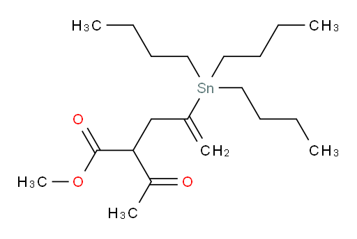 甲基 2-乙酰基-4-(三丁基锡基)戊-4-烯酸酯
