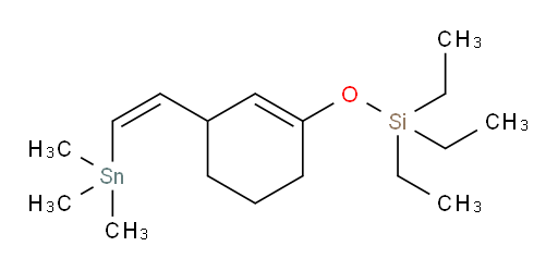(Z)-三乙基((3-(2-(三甲基锡基)乙烯基)环己-1-烯-1-氧基))硅烷