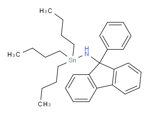 1,1,1-三丁基-N-(9-苯基-9H-芴-9-基)锡杂n胺