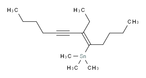 (Z)-(6-乙基十二-5-烯-7-炔-5-基)三甲基锡烷