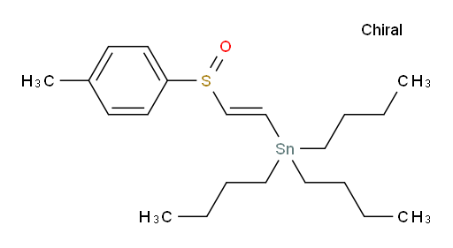 (R,E)-三丁基(2-(对甲苯基亚砜)乙烯基)锡烷