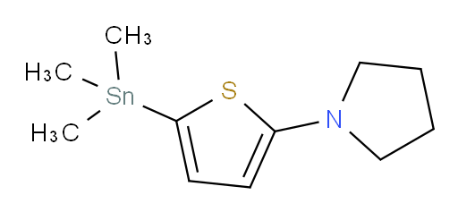 1-(5-(三甲基锡基)噻吩-2-基)吡咯烷