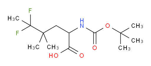 2-{[(tert-butoxy)carbonyl]amino}-5,5-difluoro-4,4-dimethylhexanoic acid