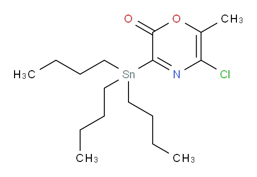 5-氯-6-甲基-3-(三丁基锡基)-2H-1,4-噁嗪-2-酮