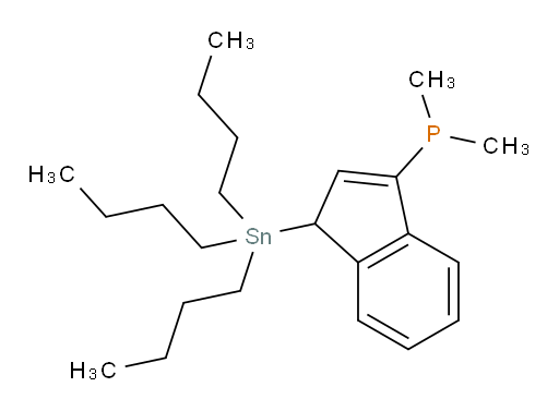 二甲基(1-(三丁基锡基)-1H-茚-3-基)膦