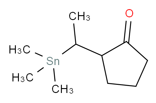 2-(1-(trimethylstannyl)ethyl)cyclopentanone