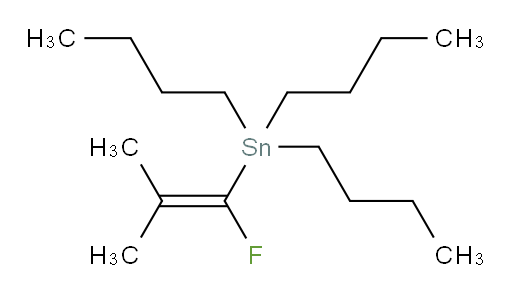 tributyl(1-fluoro-2-methylprop-1-en-1-yl)stannane