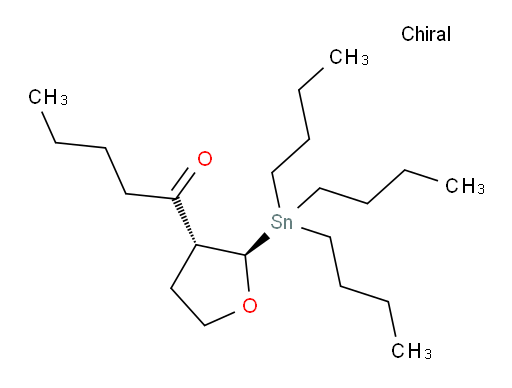 1-((2R,3R)-2-(三丁基锡基)四氢呋喃-3-基)戊-1-酮