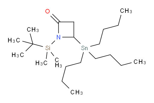 1-(tert-butyldimethylsilyl)-4-(tributylstannyl)azetidin-2-one