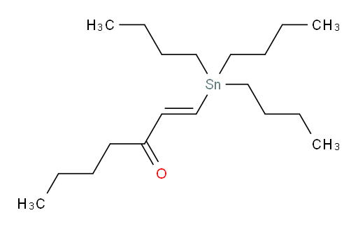 (E)-1-(三丁基锡基)庚-1-烯-3-酮