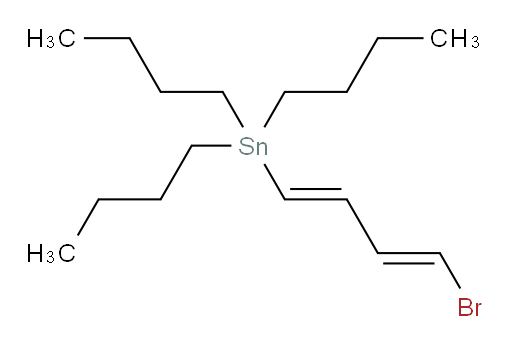 ((1E,3E)-4-溴丁-1,3-二烯-1-基)三丁基锡烷