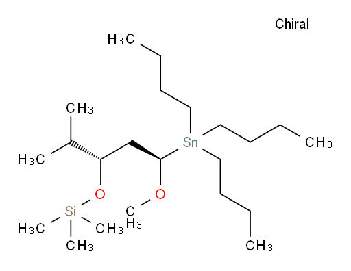 (((1R,3S)-1-methoxy-4-methyl-1-(tributylstannyl)pentan-3-yl)oxy)trimethylsilane