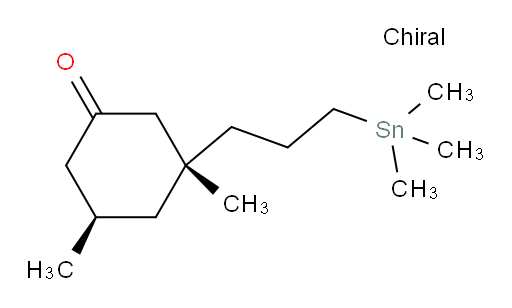(3R,5R)-3,5-dimethyl-3-(3-(trimethylstannyl)propyl)cyclohexanone