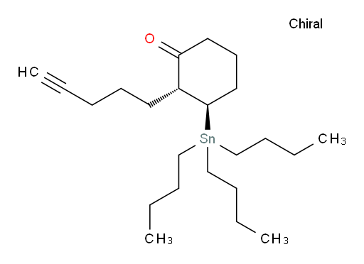 (2R,3R)-2-(pent-4-yn-1-yl)-3-(tributylstannyl)cyclohexanone