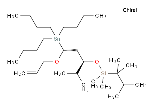(((1R,3R)-1-(烯丙氧基)-4-甲基-1-(三丁基锡基)戊-3-氧基))(2,3-二甲基丁-2-基)二甲基硅烷