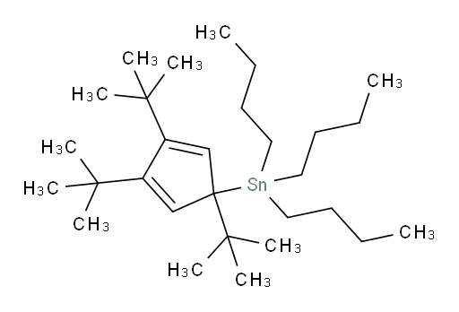 三丁基(1,3,4-三-叔丁基环戊-2,4-二烯-1-基)锡烷