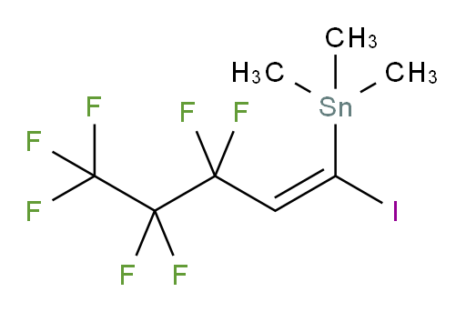 (E)-(3,3,4,4,5,5,5-七氟-1-碘戊-1-烯-1-基)三甲基锡烷