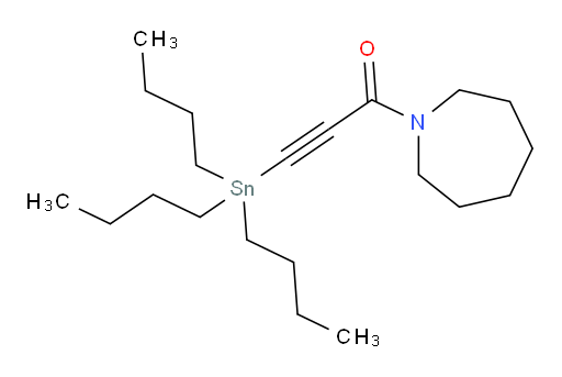 1-(氮杂环庚烷-1-基)-3-(三丁基锡基)丙-2-炔-1-酮