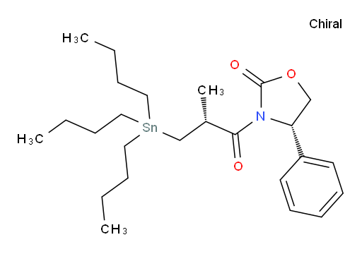 (S)-3-((R)-2-甲基-3-(三丁基锡基)丙酰)-4-苯基噁唑烷-2-酮